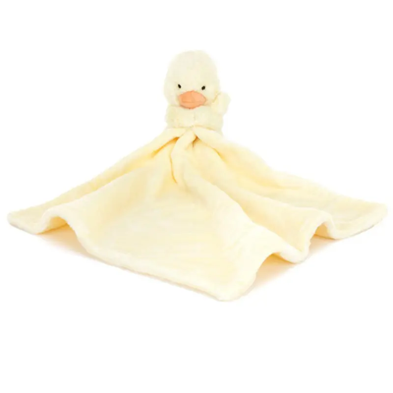 Jellycat knuffeldoekje en knuffel bashful duckling