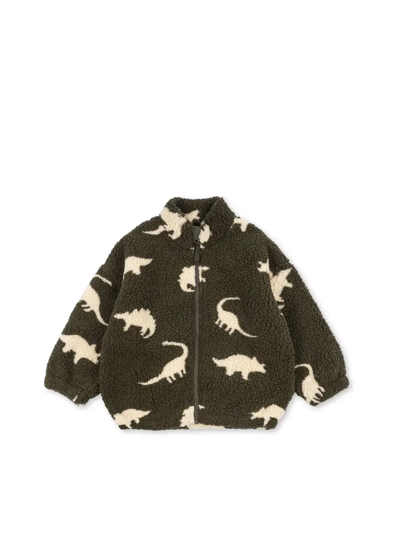 Jody Teddy Jacket GRS - Green/Dino - Konges Sløjd