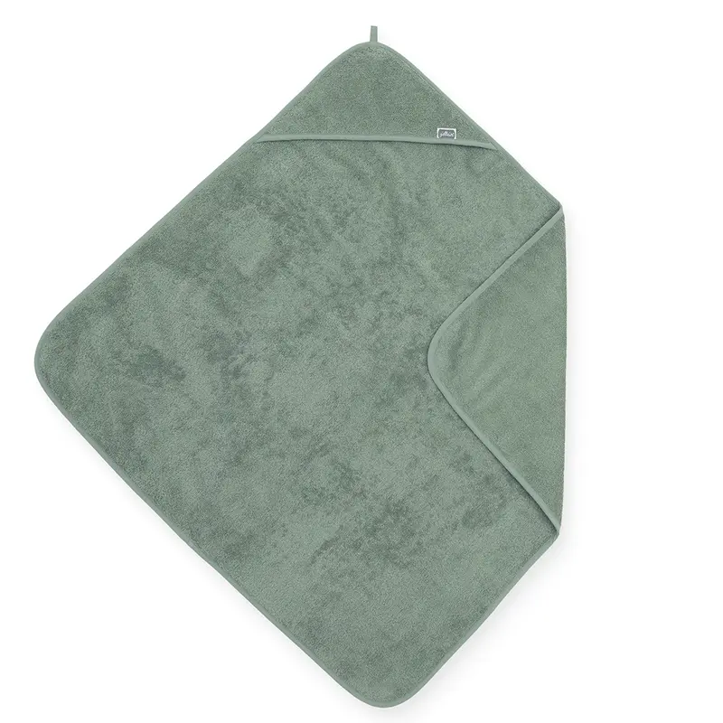 Jollein badcape badstof 75x75 ash green