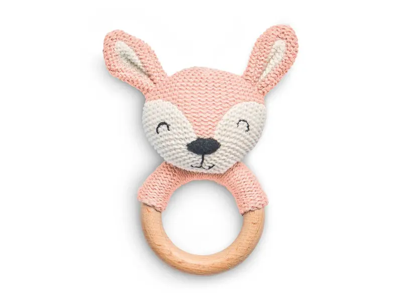 Jollein Bijtring Ø 7cm Deer - Pale Pink