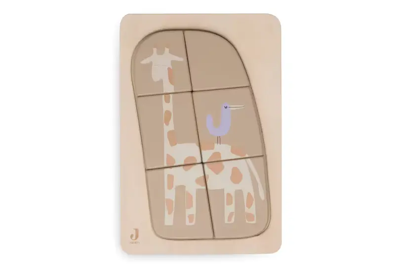 Jollein Houten Puzzel - Jungle Jambo Giraffe