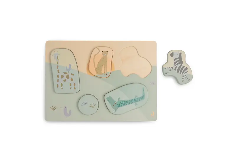 Jollein Houten Puzzel - Jungle Jambo