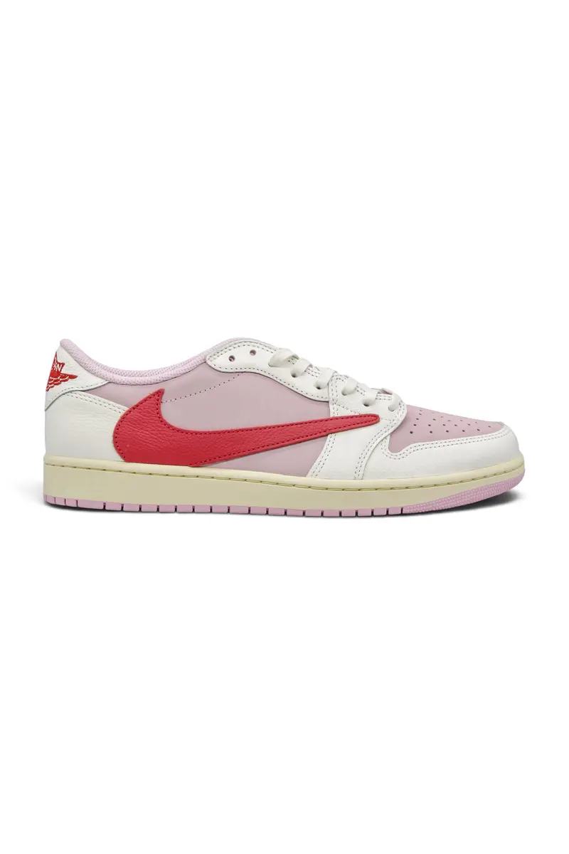Jordan 1 Retro Low Og Sp Travis Scott Sail Tropical Pink