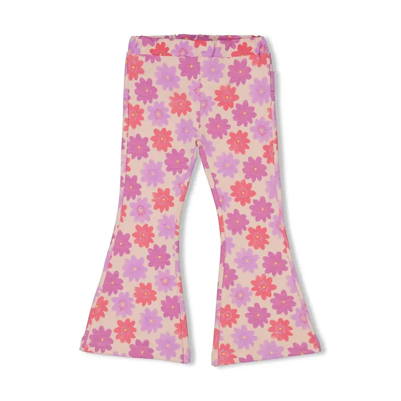 Jubel Flared broek AOP Koraal - Picknick Perfect