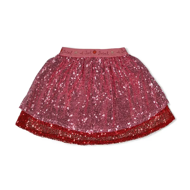 Jubel Pailetten rok Roze - Salsa Sunset