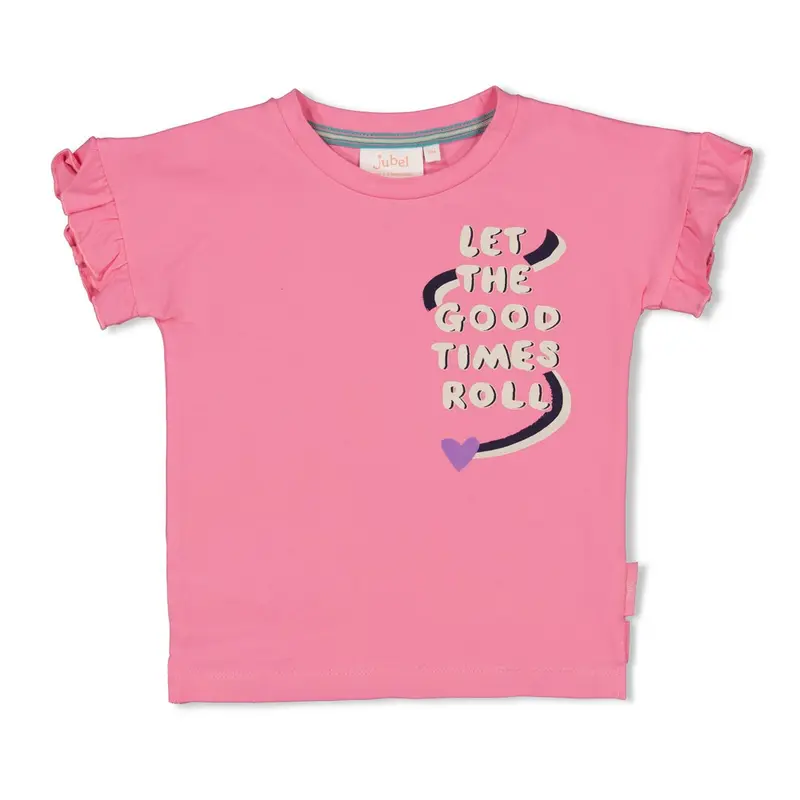 Jubel T-shirt Roze - Rolling into Spring