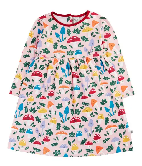 Jurk / Amalia Dress Mushroom - Frugi