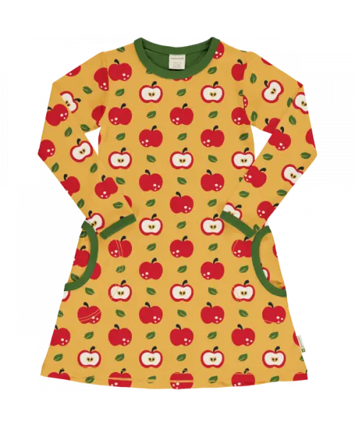 Jurk / Dress LS Apple - Maxomorra