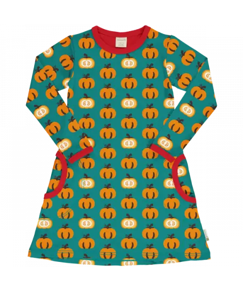 Jurk / Dress LS Garden Pumpkin - Maxomorra