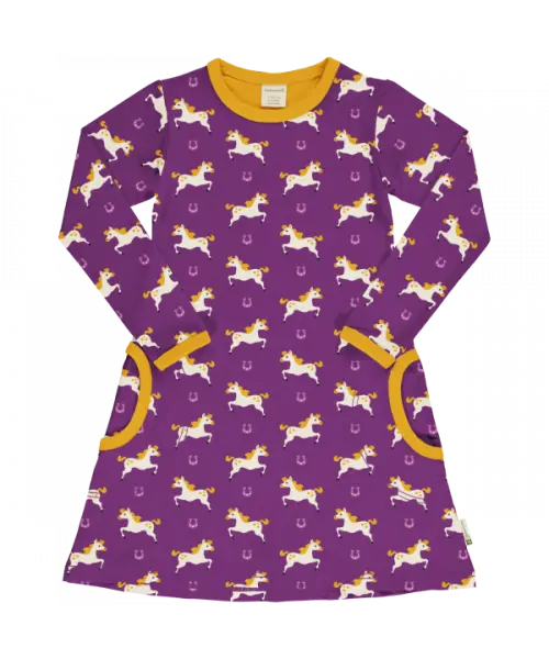Jurk / Dress LS Horse - Maxomorra