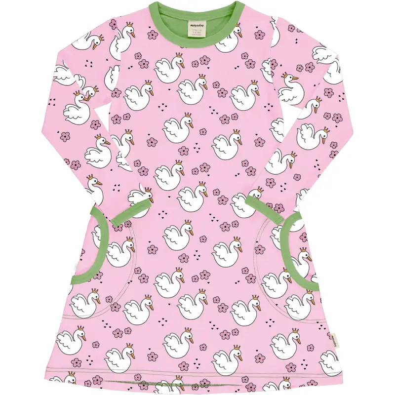 Jurk / Dress LS Swan Queen - Meyadey (Maxomorra)