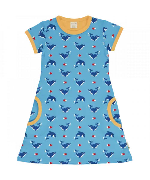 Jurk / Dress SS Dolphin - Maxomorra