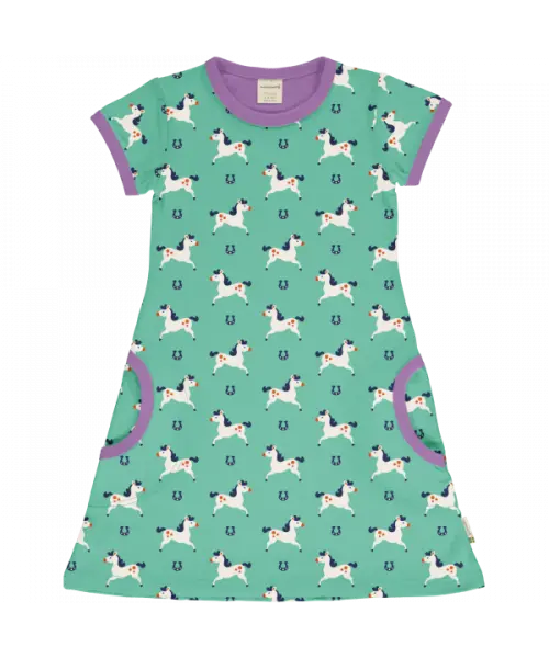 Jurk / Dress SS Horse - Maxomorra