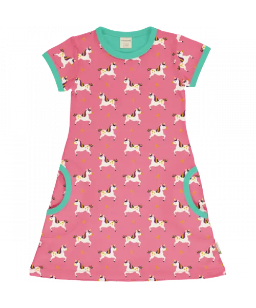 Jurk / Dress SS Unicorn - Maxomorra