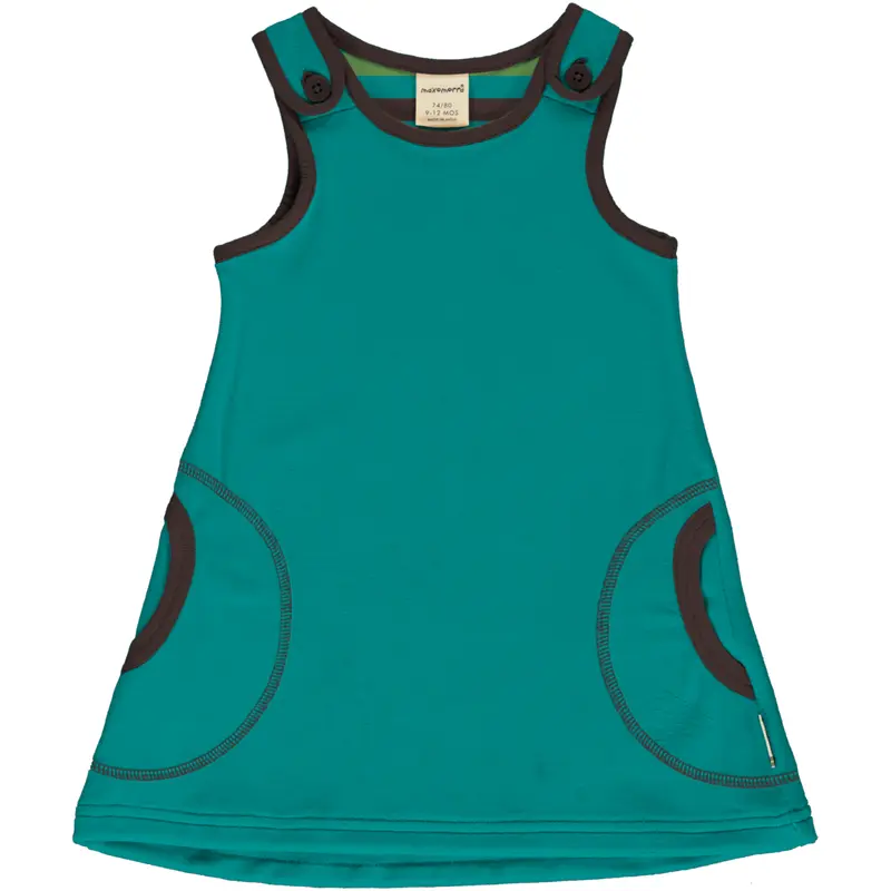 Jurk / Dress Velour Lagoon - Maxomorra