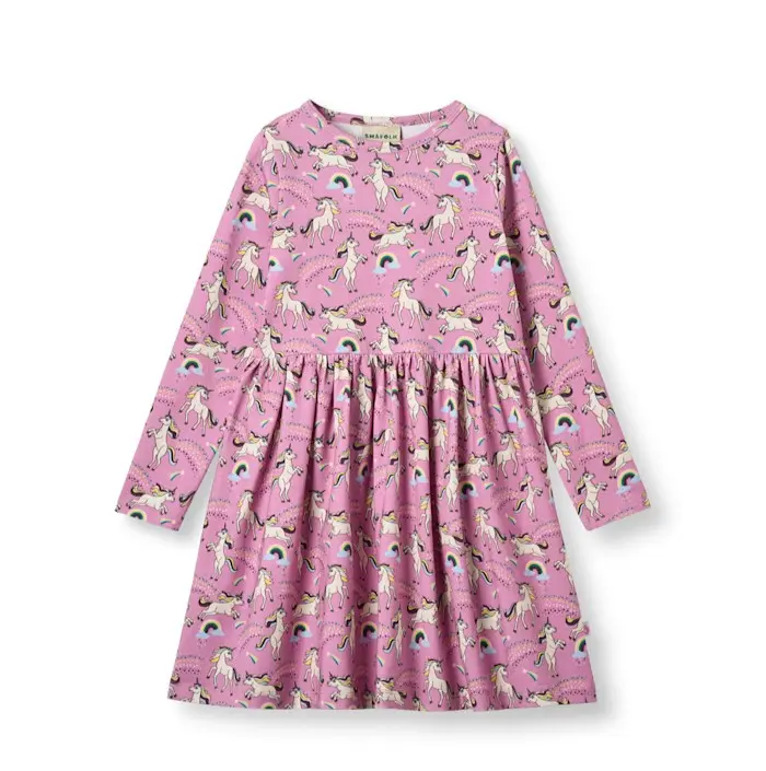 Jurk Regent Dress with Unicorns - Småfolk
