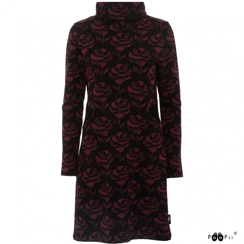 Jurk ROUTA knit dress Rose Beetroot S-XXXL - Paapii Design