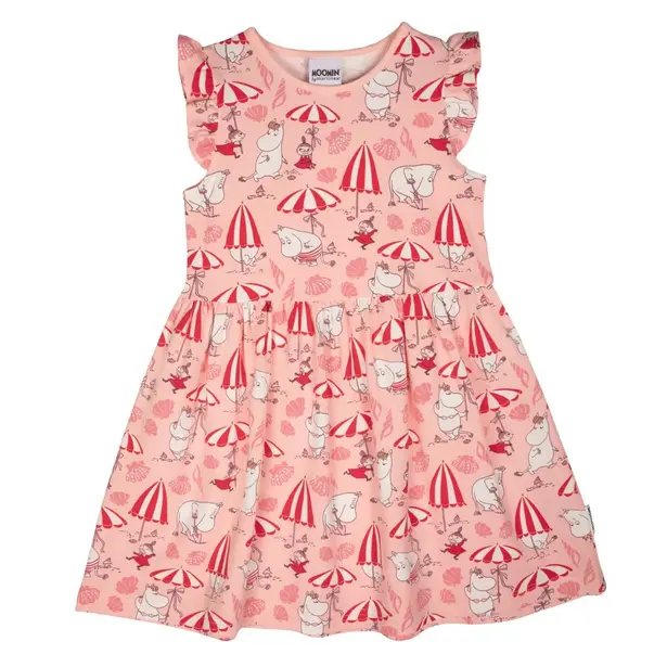 Jurk Shell Beach Dress Coral – Moomin