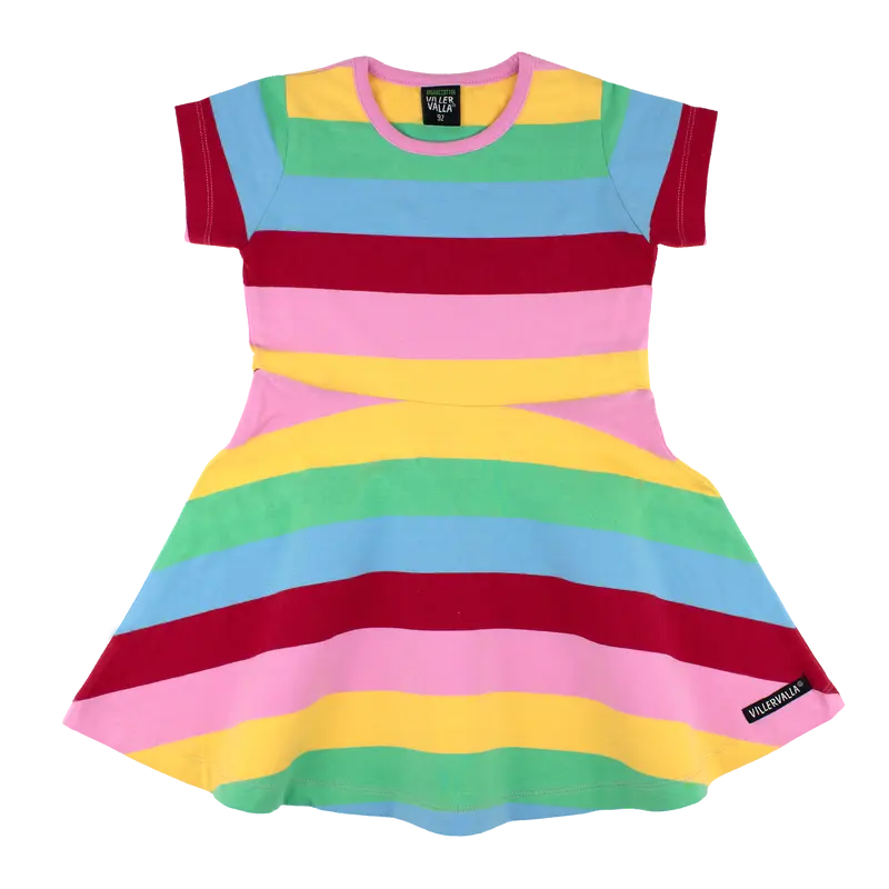 Jurk / Twirl Dress Multistripe Rio - Villervalla