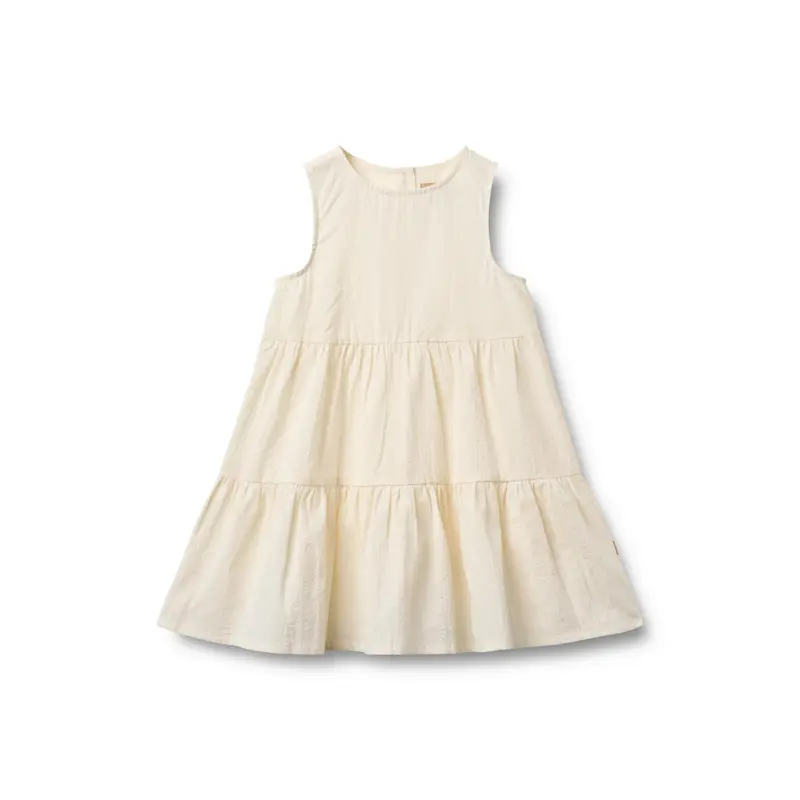 Jurkje - Dress Louise - Biologisch katoen - Ivory/Creme - Wheat