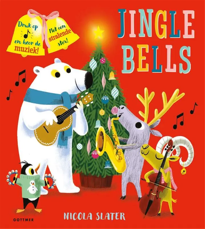 Karton GeluidenBoek - Jingle Bells - Nicola Slater