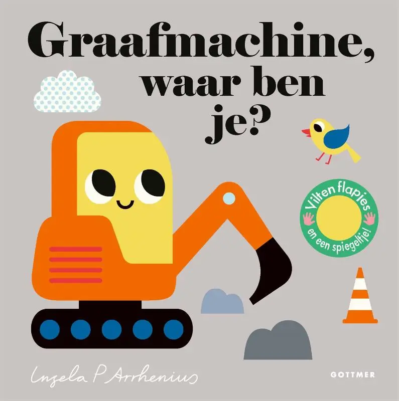 KartonBoek - Graafmachine, waar ben je? -  Ingela P Arrhenius