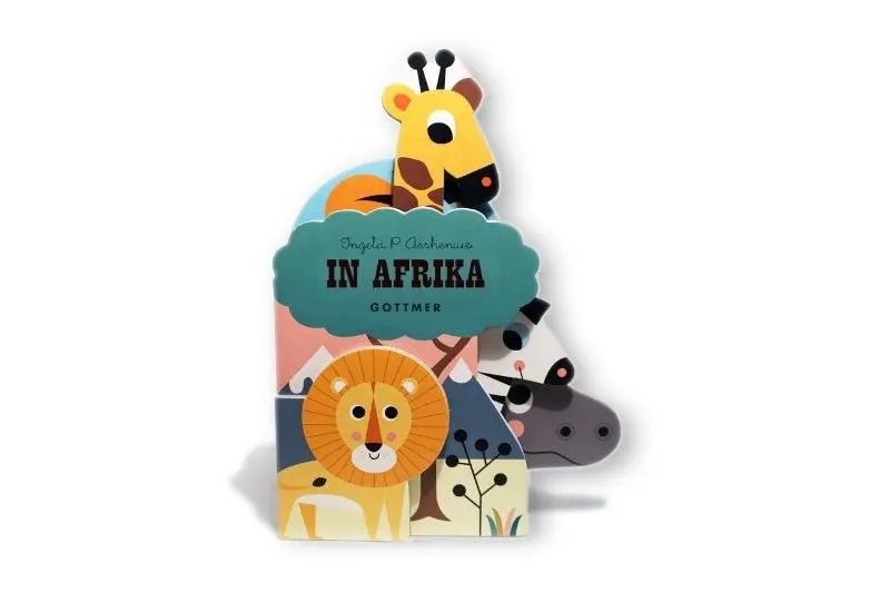 KartonBoek - In Afrika - Ingela P. Arrhenius