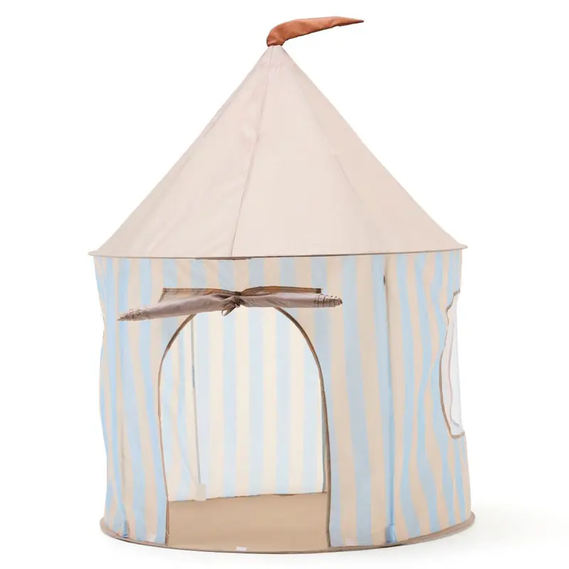 Kids Concept speeltent streep lichtblauw