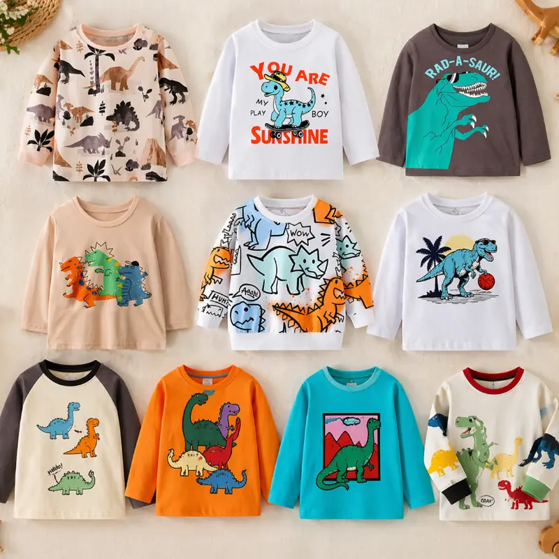 Kids Dinosaur Sweatshirt – Comfort & Style – Dino Kids' Sweater