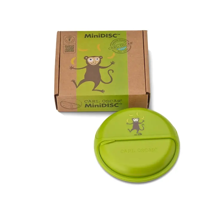 Kids MiniDISC™ Snacktrommel Monkey Lime – Carl Oscar