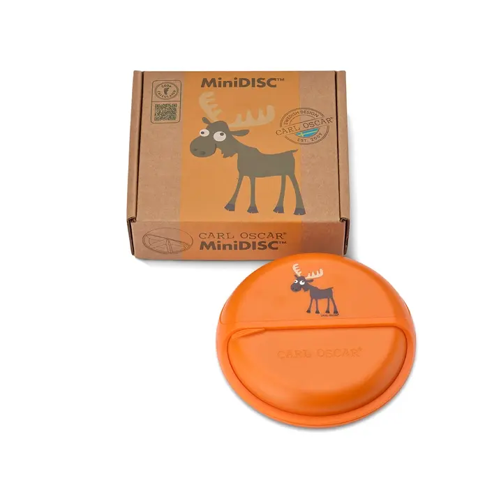 Kids MiniDISC™ Snacktrommel Moose Orange – Carl Oscar