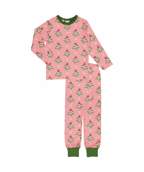 Kids Pyjama Set LS Mistletoe - Maxomorra