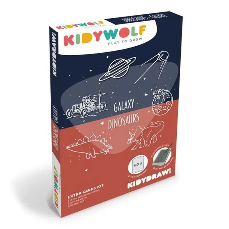 Kidydraw - Refill Galaxy & Dinosaurs