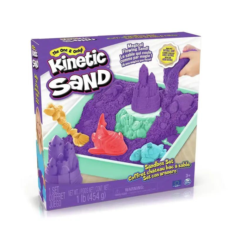 Kinetic Sand - Sand Box Purple