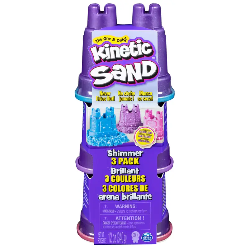 Kinetic Sand - Shimmers 3 Pack