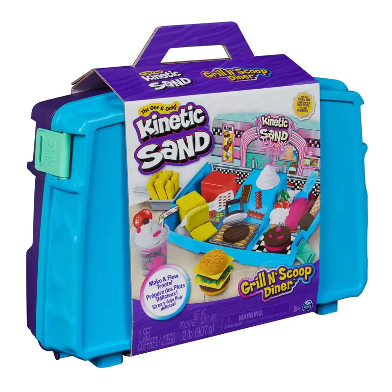 Kinetic Sand Snackbar - Folding Sand Box