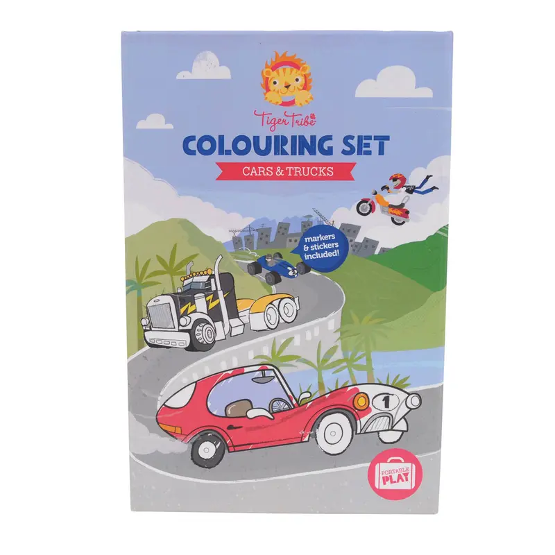 Kleurset cars & trucks Tiger Tribe