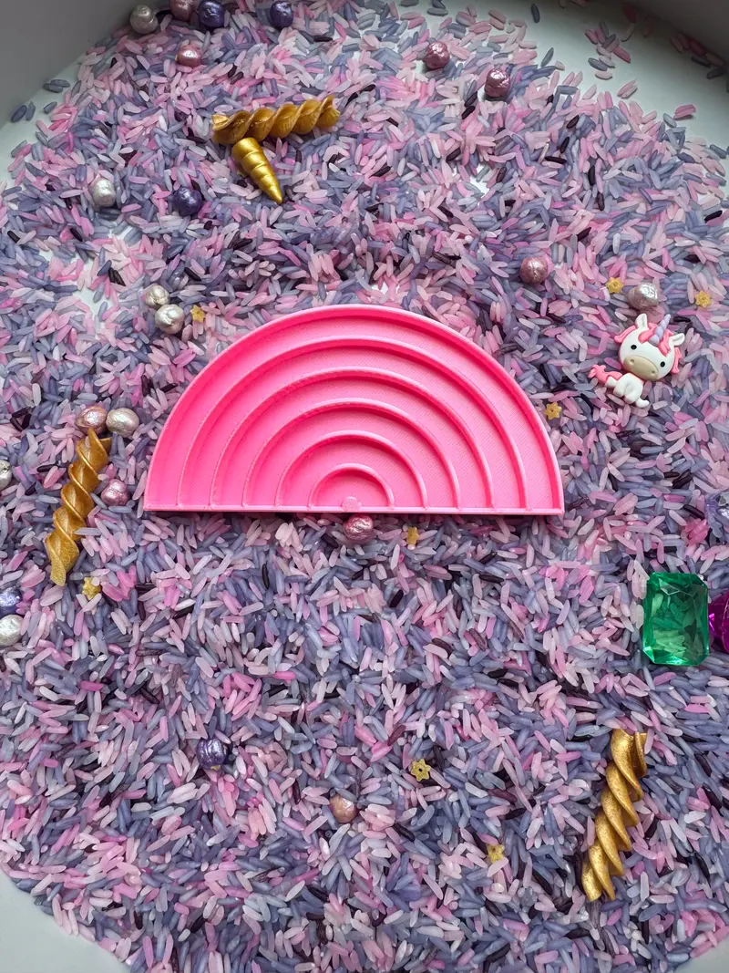 Kliederspel - Roze regenboog Vulvorm