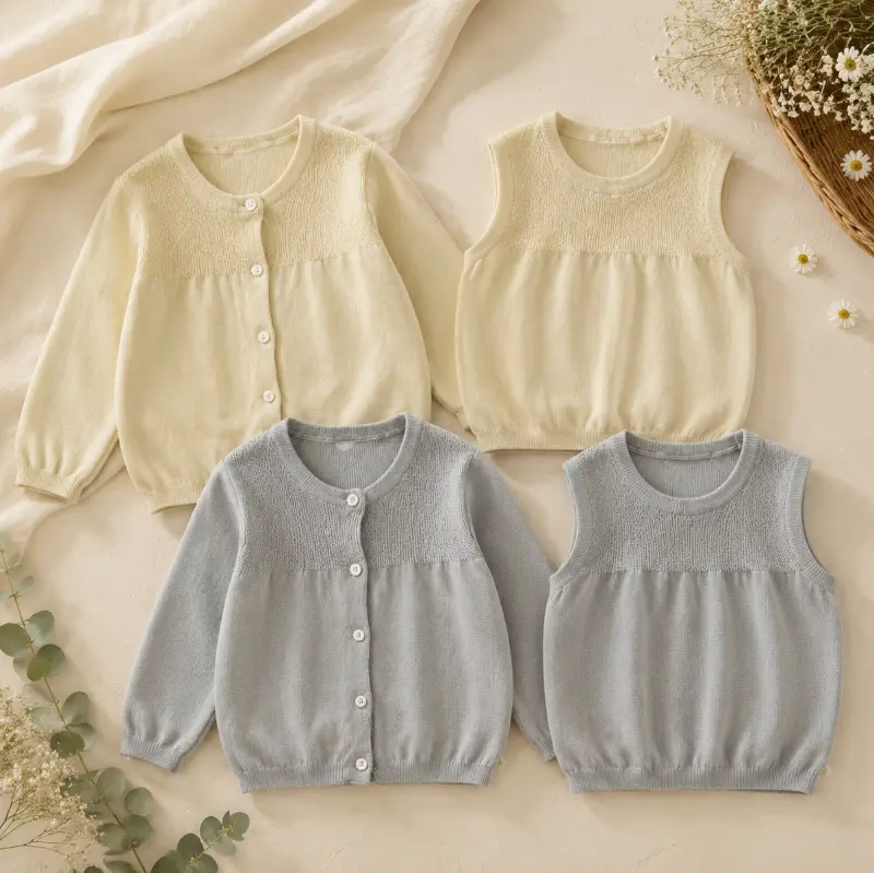 Knitwear Set – Elegant & Comfy – Soft Knit Cardigan