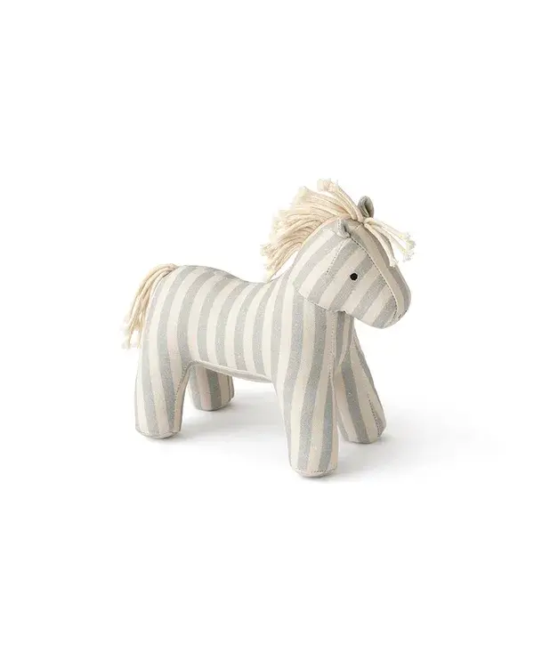 Knuffel paard Sam Aiden - Katoen - Groen/Wit - Kid's Concept