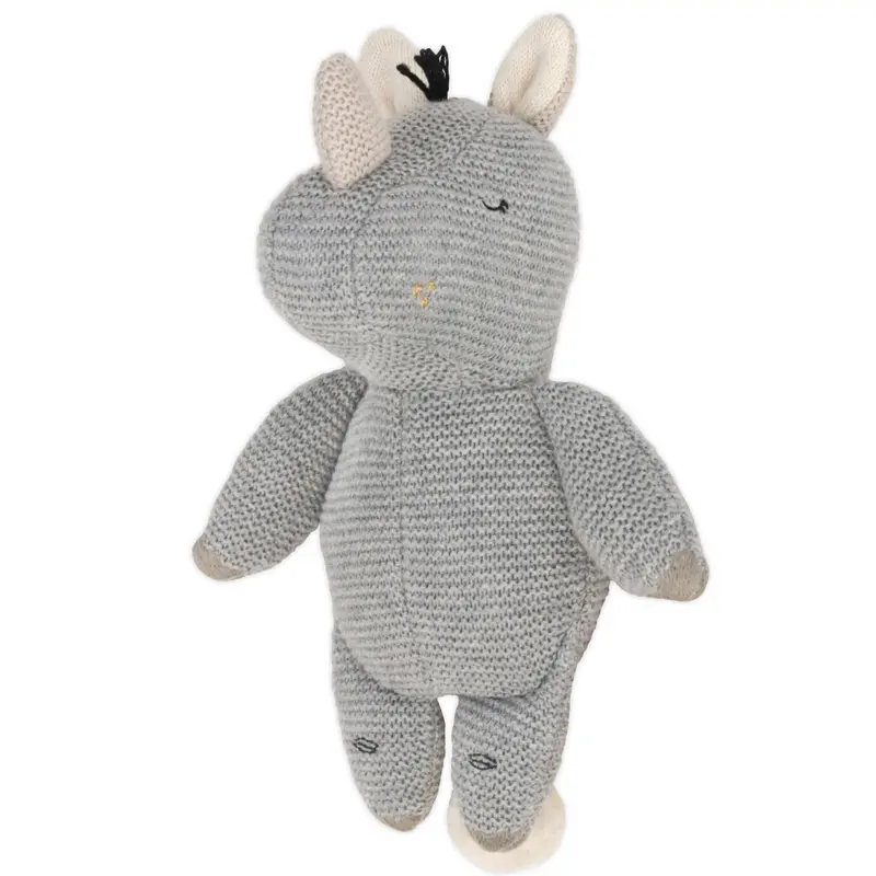 Knuffel Ruby The Rhino – biologisch katoen – Baby Bello