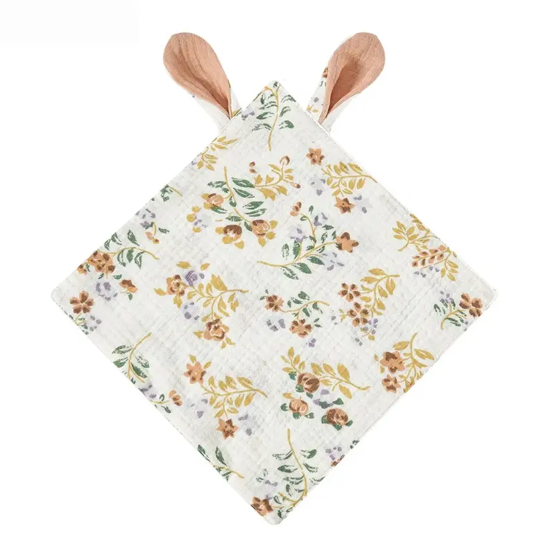 Knuffeldoekje met Oren 'Bloemen' (5 stijlen)