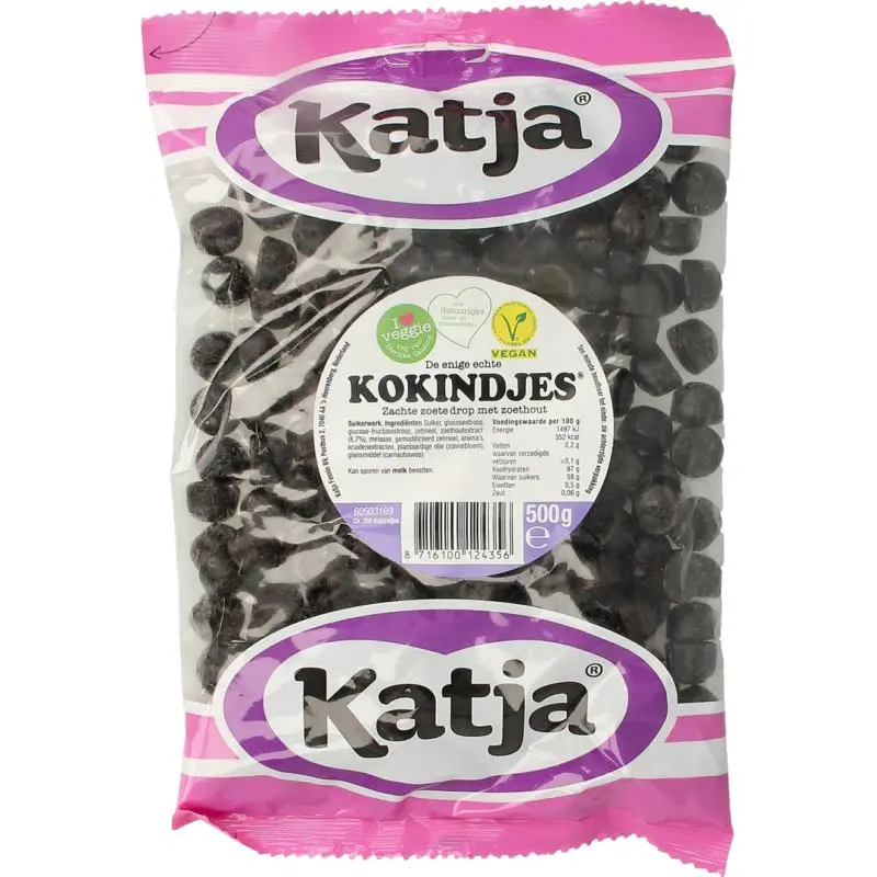 Kokindjes 500 gram (Vegan) - Katja
