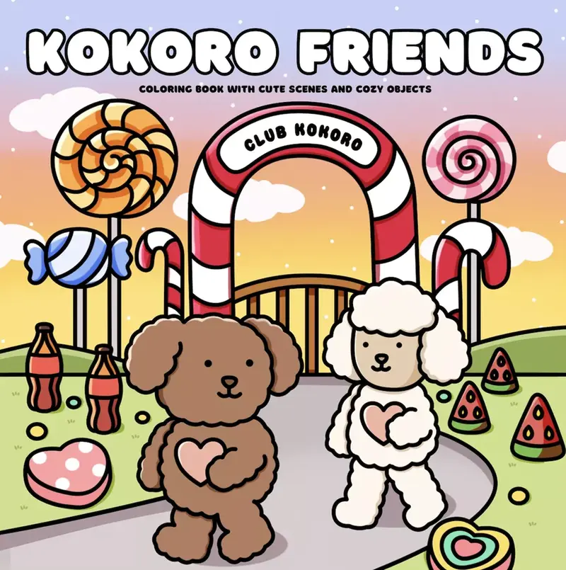 Kokoro friends kleurboek 4 jr +