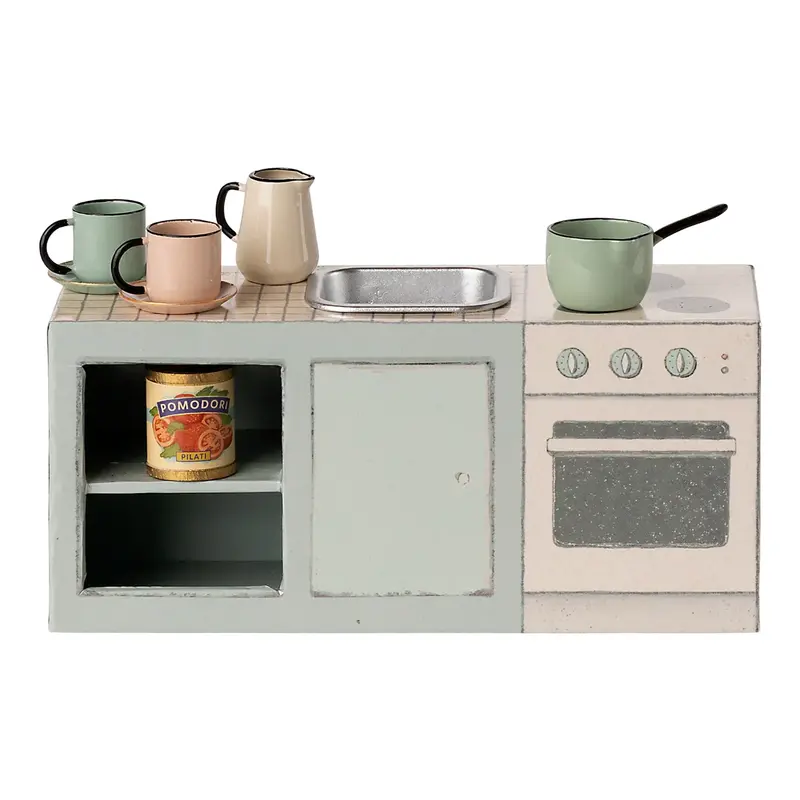 Kookset incl. kartonnen fornuis groot