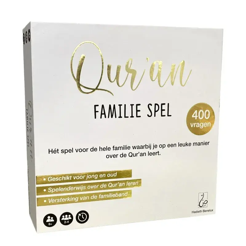 Koran familiespel wit/goud
