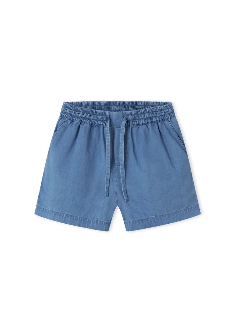 Kort broekje Pinon - Katoen - Light Denim/Blauw - MarMar Copenhagen