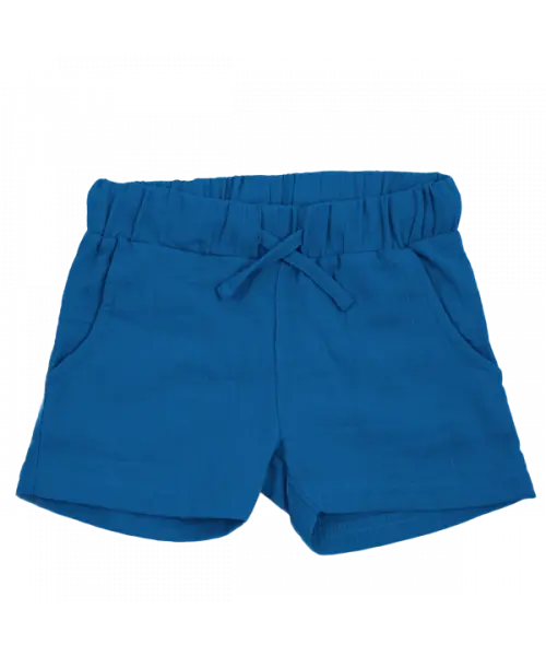 Korte broek / Shorts Muslin Blue - Maxomorra
