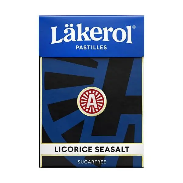Läkerol Licorice Seasalt Sugarfree zuigtabletten - Big Pack – Cloetta