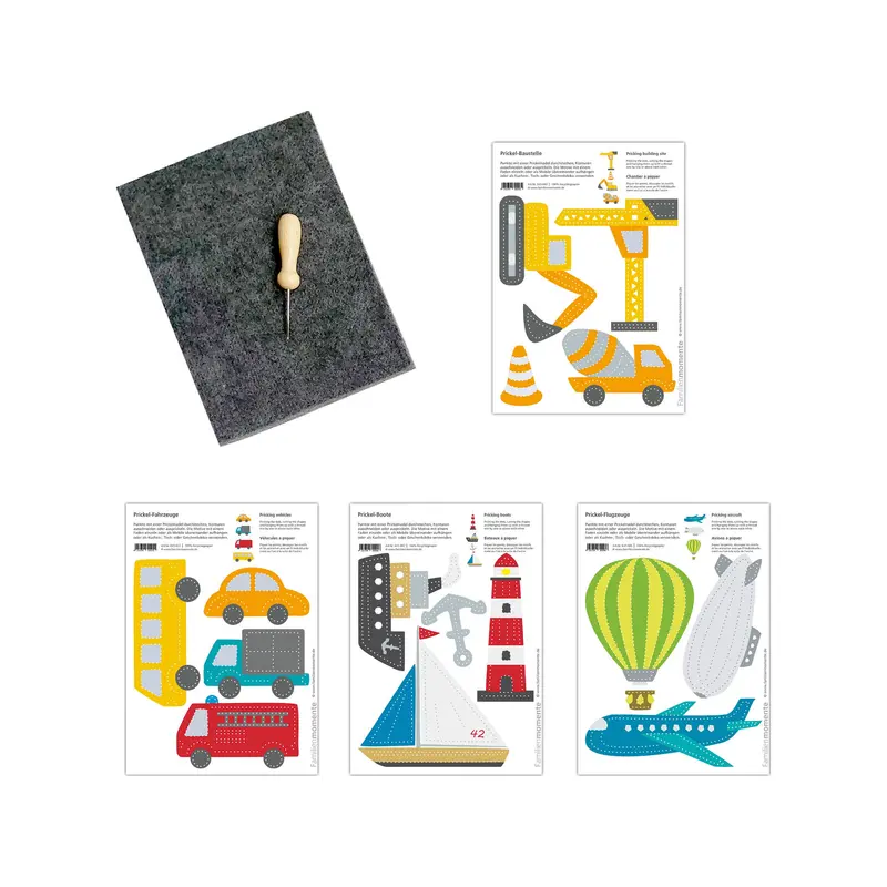 Land, Water, Air - Pricking Set